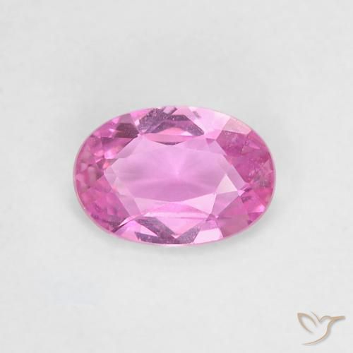 0.47ct Natürlicher Helles Rosa-Lila Saphir, Oval, VVS