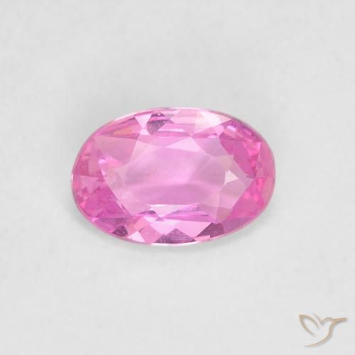 0.44ct Natürlicher Purpur Rosa Saphir, Oval, VVS