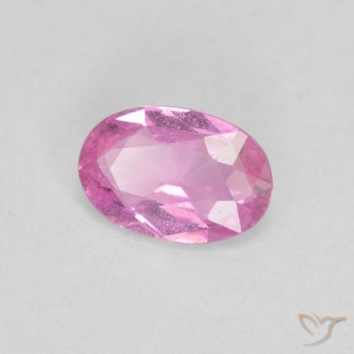 9,17 ctw natürlicher Helles Royal Lila Pink Saphir, Oval, VS