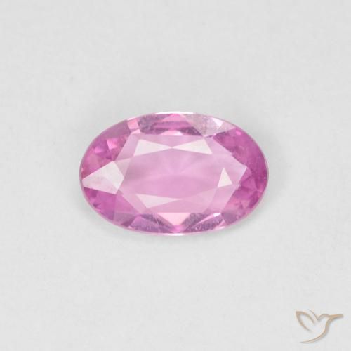 0.38ct Natürlicher pink Saphir, Oval, VVS