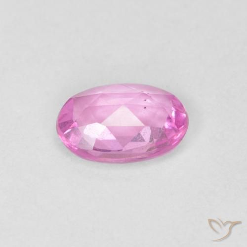 9,17 ctw natürlicher Pink Saphir, Oval, VVS-VS