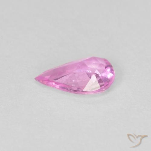 9,17 ctw natürlicher pink Saphir, Birnenform, VS