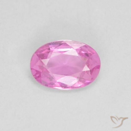 0.44ct Natürlicher pink Saphir, Oval, VS