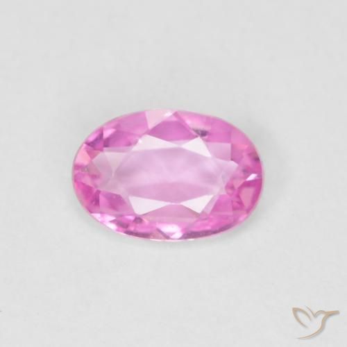 0.38ct Natürlicher Helles Rosa-Lila Saphir, Oval, VVS