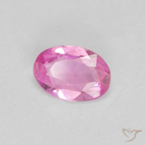 9,17 ctw natürlicher Pink Saphir, Oval, VVS