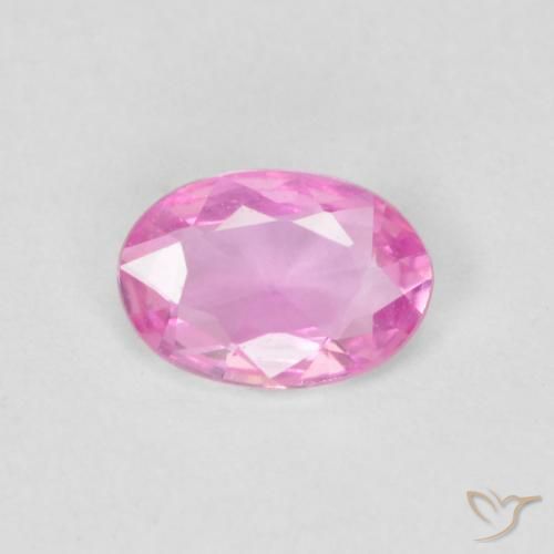0.39ct Natürlicher Pink Saphir, Oval, VVS