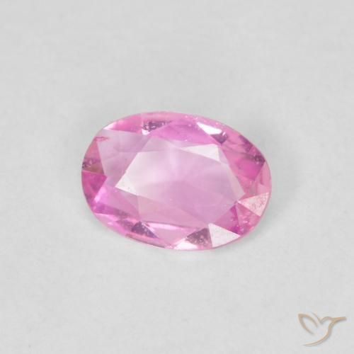 0.33ct Natürlicher pink Saphir, Oval, VVS