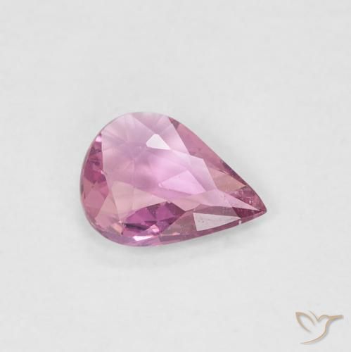 9,17 ctw natürlicher Lila-rosa Saphir, Birnenform, VS