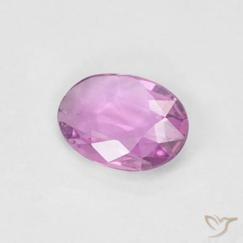 9,17 ctw natürlicher hellrosa Saphir, Oval, VS