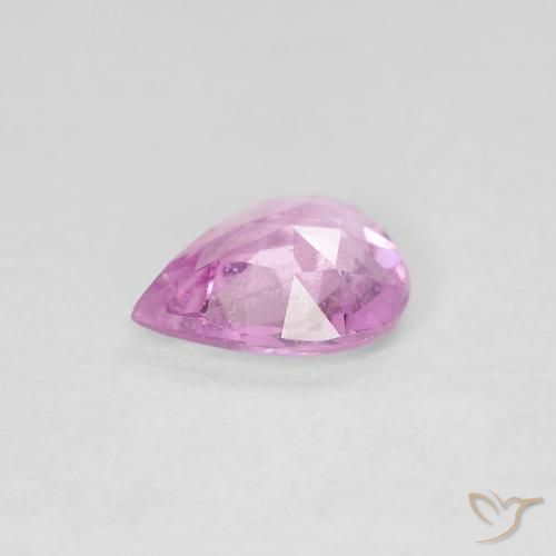 9,17 ctw natürlicher Helles Royal Lila Pink Saphir, Birnenform, VS