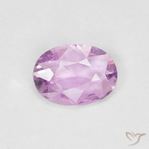 0.64ct Natürlicher hellrosa Saphir, Oval, VS