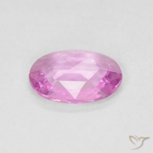 9,17 ctw natürlicher Pink Saphir, Oval, VVS