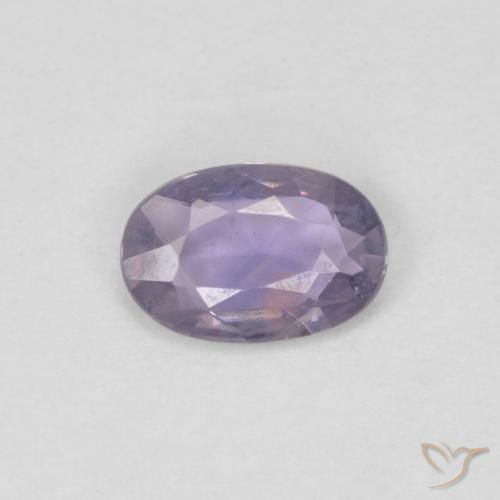 0.46ct Natürlicher Mittelviolett Saphir, Oval, VVS