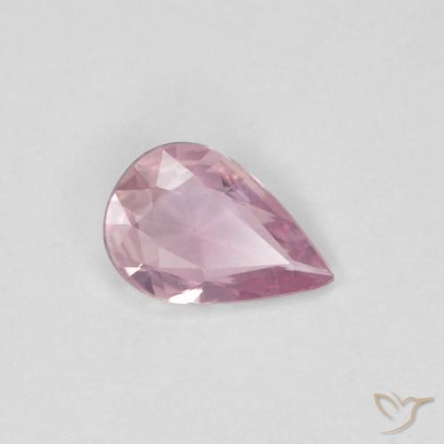 9,17 ctw natürlicher hellrosa Saphir, Birnenform, VVS