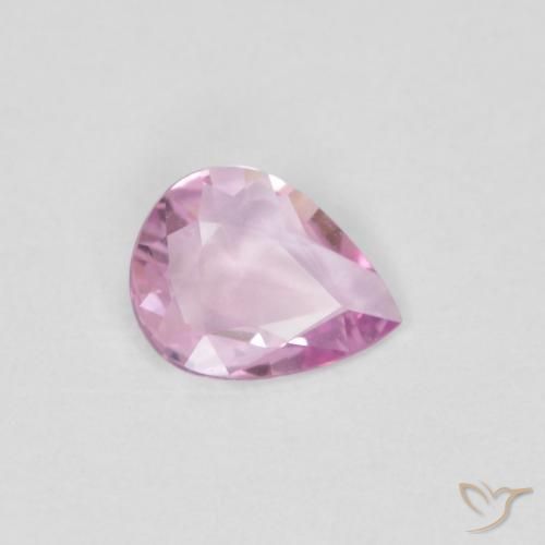 0.30ct Natürlicher Sehr helles Royal Purple Pink Saphir, Birnenform, VVS