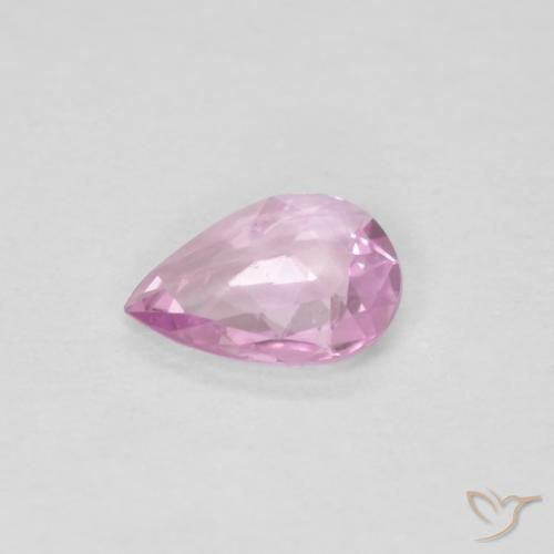 9,17 ctw natürlicher Sehr helles Royal Purple Pink Saphir, Birnenform, VVS
