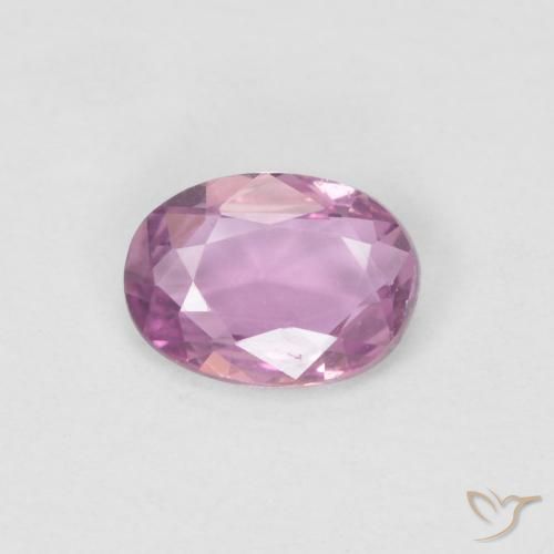 0.47ct Natürlicher Königslila Rosa Saphir, Oval, VVS-VS