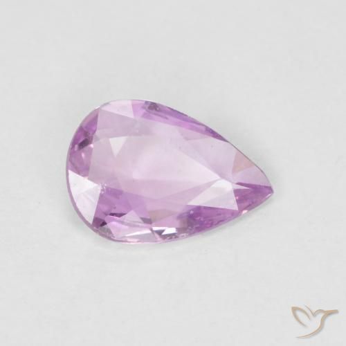 9,17 ctw natürlicher Rosaig-violett Saphir, Birnenform, VVS-VS