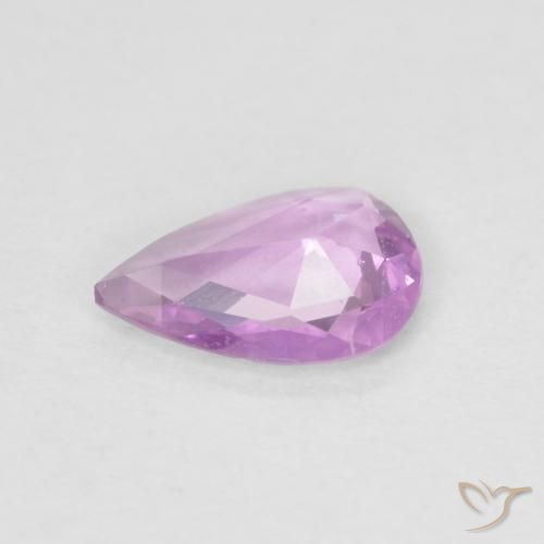 9,17 ctw natürlicher Rosaig-violett Saphir, Birnenform, VVS-VS