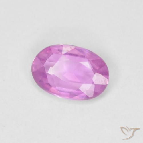 9,17 ctw natürlicher Intensives Pink-Lila Saphir, Oval, VVS-VS