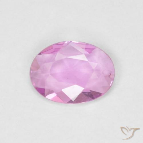 0.46ct Natürlicher Purpur Rosa Saphir, Oval, VVS-VS