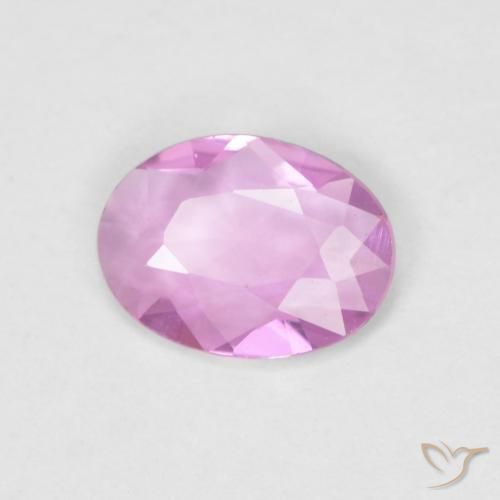 9,17 ctw natürlicher Purpur Rosa Saphir, Oval, VVS-VS