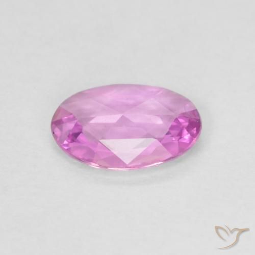 9,17 ctw natürlicher Purpur Rosa Saphir, Oval, VVS-VS