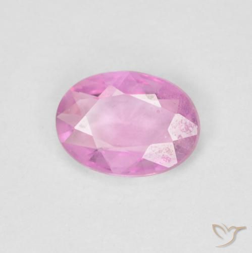 0.70ct Natürlicher pink Saphir, Oval, VS