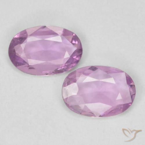 0.75ctw Natürlicher Sehr helles Rosa Saphir, Oval, VS