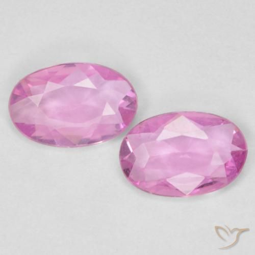 0.66ctw Natürlicher pink Saphir, Oval, VVS-VS
