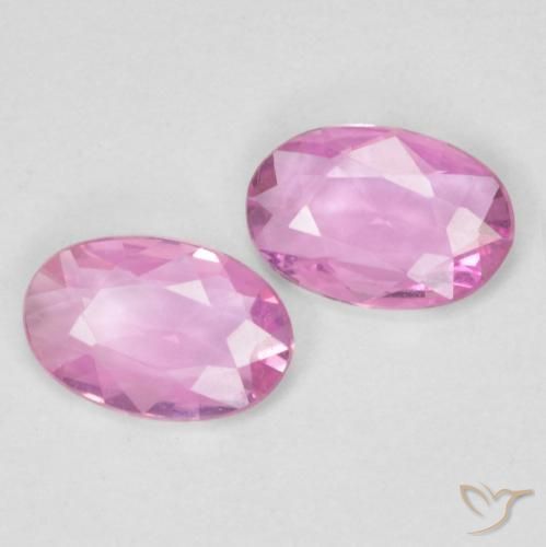0.66 ct natürliche pink Saphir-Edelsteine, Oval, VVS-VS