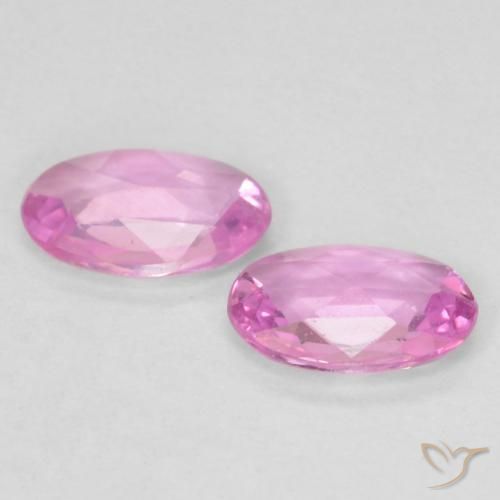 0.66 ct natürliche pink Saphir-Edelsteine, Oval, VVS-VS