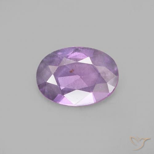 0.47ct Natürlicher Rosaig-violett Saphir, Oval, VVS