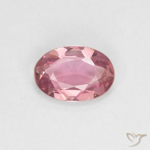 0.43ct Natürlicher Kaugummi Rosa Saphir, Oval, VVS