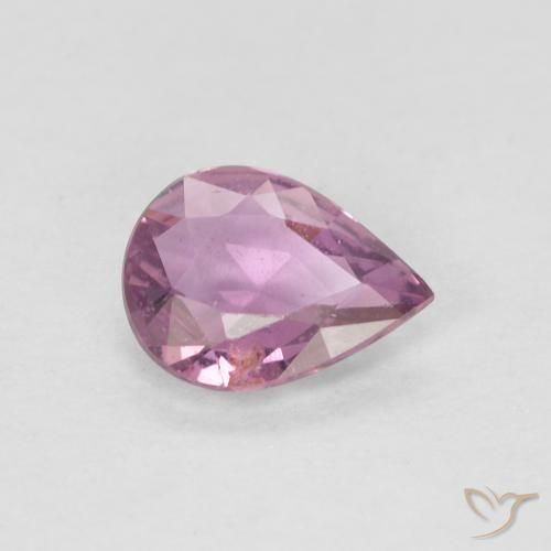 0.48ct Natürlicher Rosaig-lila Saphir, Birnenform, VS