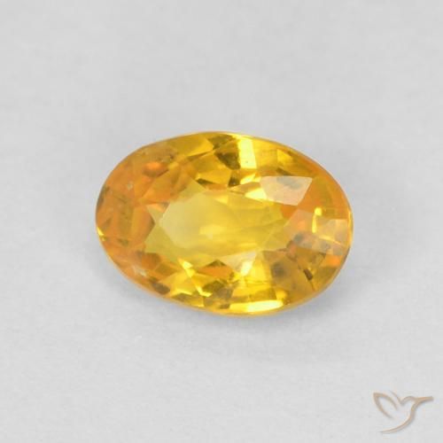 9,17 ctw natürlicher Mittelorange Saphir, Oval, VS