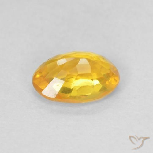 9,17 ctw natürlicher Mittelorange Saphir, Oval, VS