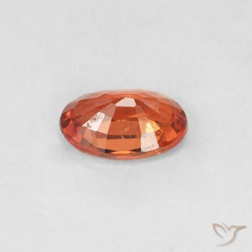 9,17 ctw natürlicher Mittelorange Saphir, Oval, VVS-VS
