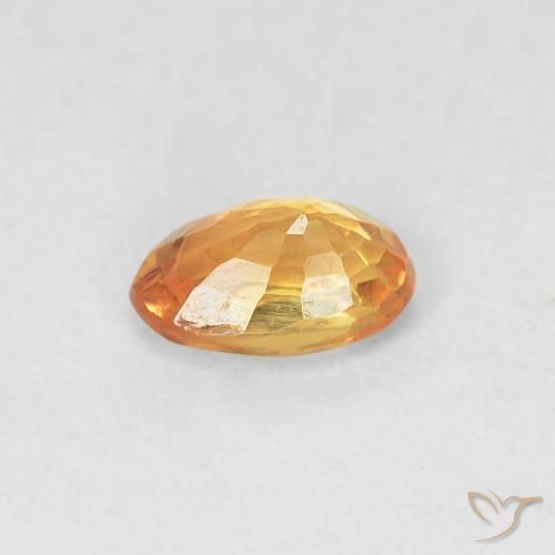 9,17 ctw natürlicher Intensives Orange Saphir, Oval, VVS-VS