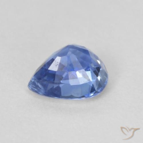 9,17 ctw natürlicher Pastellblau Saphir, Birnenform, VVS-VS