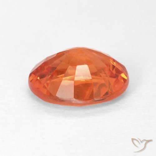9,17 ctw natürlicher Feuerorange Saphir, Oval, VS