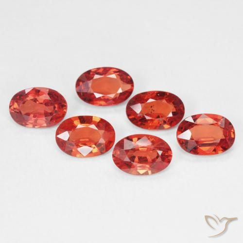 0.49ct Natürlicher Leuchtendes Purpurrot Saphir, Oval, VVS-VS