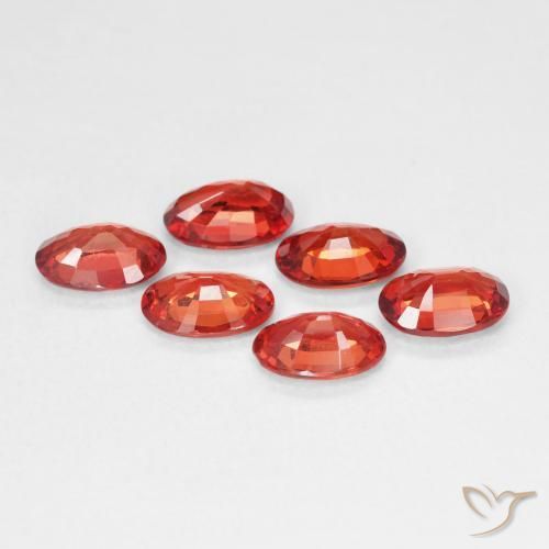 9,17 ctw natürlicher Leuchtendes Purpurrot Saphir, Oval, VVS-VS