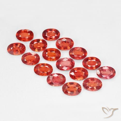 9,17 ctw natürlicher Leuchtendes Purpurrot Saphir, Oval, VVS-VS