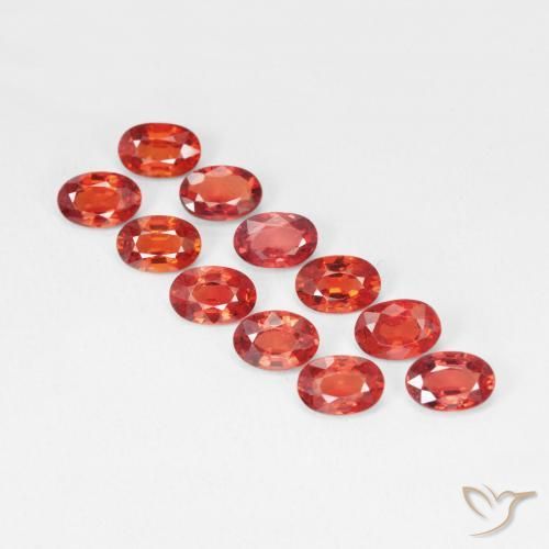 9,17 ctw natürlicher Intensives Rot Saphir, Oval, VVS-VS