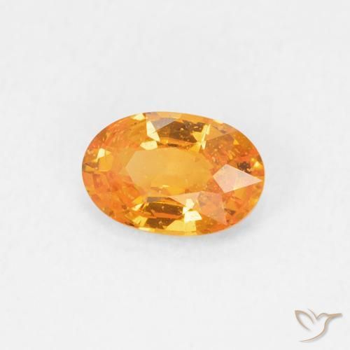 9,17 ctw natürlicher Intensives Orange Saphir, Oval, VS