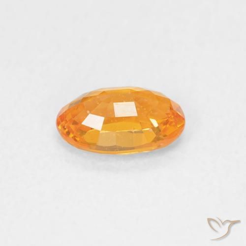 9,17 ctw natürlicher Intensives Orange Saphir, Oval, VS