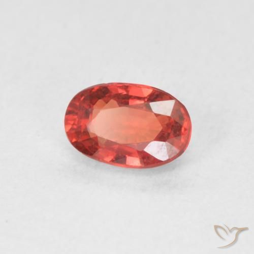 9,17 ctw natürlicher Leuchtendes Purpurrot Saphir, Oval, VVS-VS