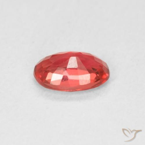 9,17 ctw natürlicher Scharlachrot Saphir, Oval, VVS-VS
