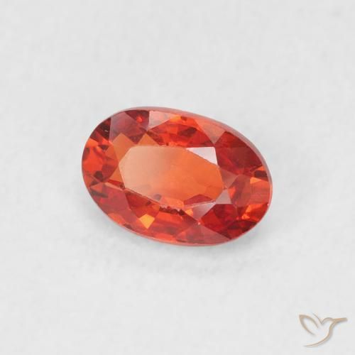 9,17 ctw natürlicher Mittelrot Saphir, Oval, VVS-VS